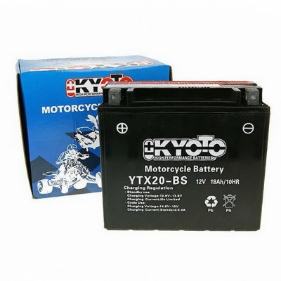 Baterie KYOTO 12V 18Ah  YTX20-BS (dodáváno s kyselinovou náplní)